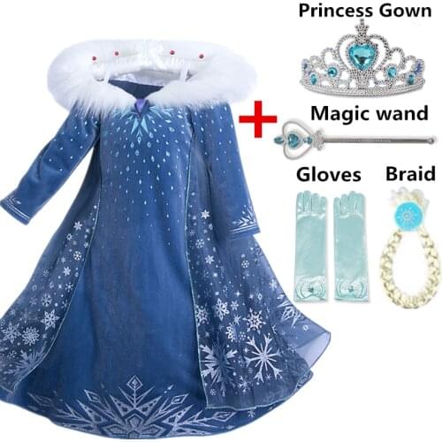 Girls Princess Dress For Kids Halloween Carnival Cosplay Party Costume Children Christmas Clothes Disguise Dress Up