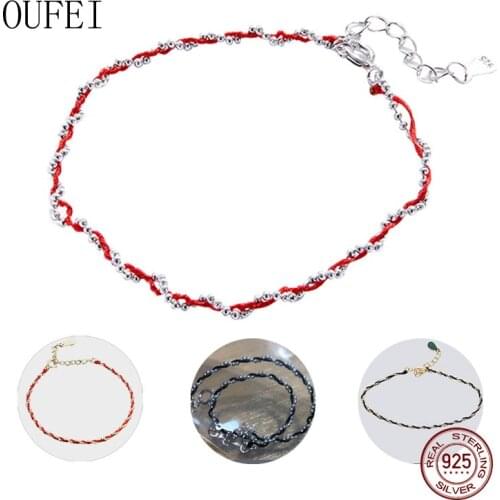 Simple Bracelet For Women 925 Sterling Silver Bracelet Charm Girl Gift Jewel Love Bracelet Weave The Fine Accessories