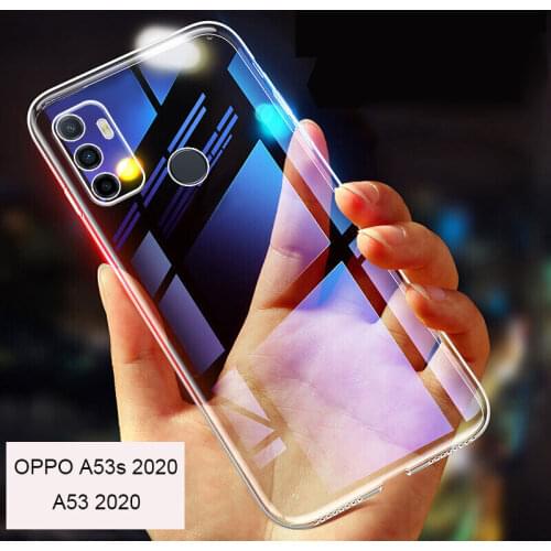 Shockproof Case For OPPO A53S 2020 Case Transparent TPU Fundas Cover For OPPO A53S 2020 Phone Cases A53s A53 2020 Silicon 100