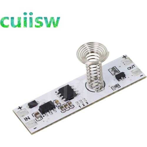 Touch Switch Capacitive Sensor Module 5V-24V 72W 3A LED Dimming Control Lamps Active Components Three Mode Hard Light Controller