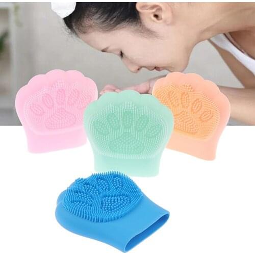 Bath Brushes Massage Wash Pad Silicone Exfoliating Blackhead Facial Clean Brush Shower Bath Facial Cleanser