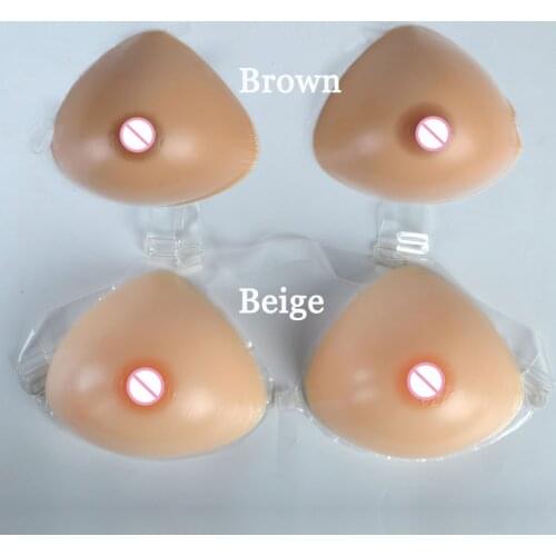 500g/pair A Cup Real Touch Sex Doll Silicone Artificial Breast Forms Boobs Tits faux seins vagina transgender breast prosthesis
