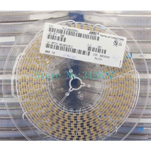 TAJC106K035RNJ CAP TANT 10UF 35V 10% 2312 Tantalum Capacitors Size C 50pcs