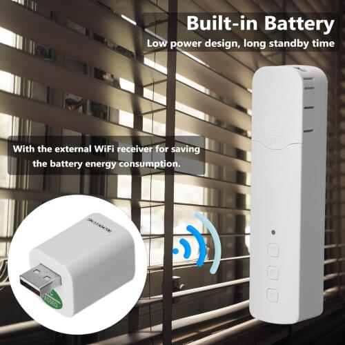 Tuya WIFI M515EGWT Smart Motorized Chain Smart Pull Bead Curtain Motor Electric Curtain Motors Compatible with Alexa Google Home