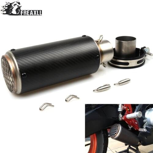 51MM Universal Dirt Bike Exhaust Motorcycle Escape Modified Scooter Exhaust Muffler large Displacement Motorcycle For Suzuki
