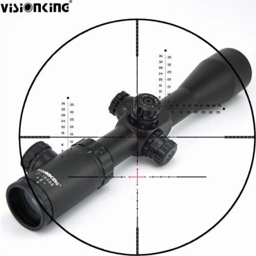Visionking 2-16x44 SFP Sniper Riflescope Side Focus Military Red illuminated Reticle Night Hunting Optical Sight .308 .30-06 .50