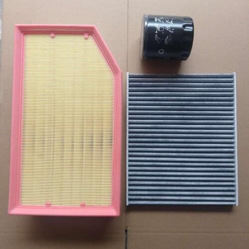 AIR FILTER+CABIN FILTER +Oil Filter For Jeep Wrangler 2.0T 2018 2019