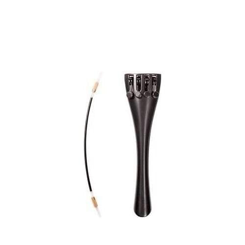 1 PC Violin tail Piece(Aluminum) with 1 PC Violin tail gut all 4/4