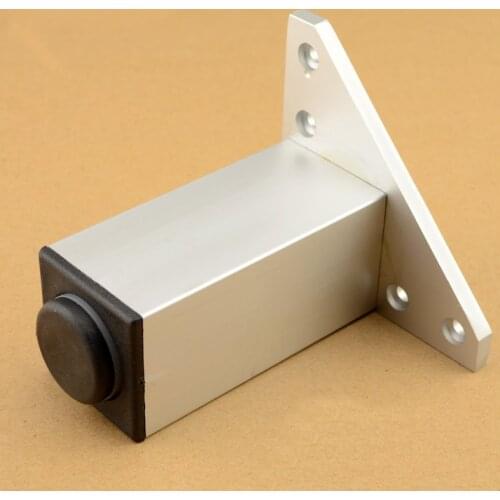 15cm Aluminum alloy square shape furniture legs Adjustable foot Bathroom cabinet feet leg 4pcs