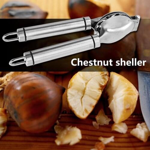 20x6cm Portable Stainless Steel Practical Chestnut Sheller Walnut Pliers Opener Kitchen Gadgets Home Tool Accessory