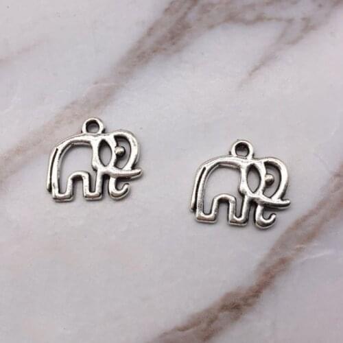 50PCS/lot Vintage Alloy Jewelry Pendant Tags Material DIY Handmade Craft Garment Bag Shoe Decoration Accessories