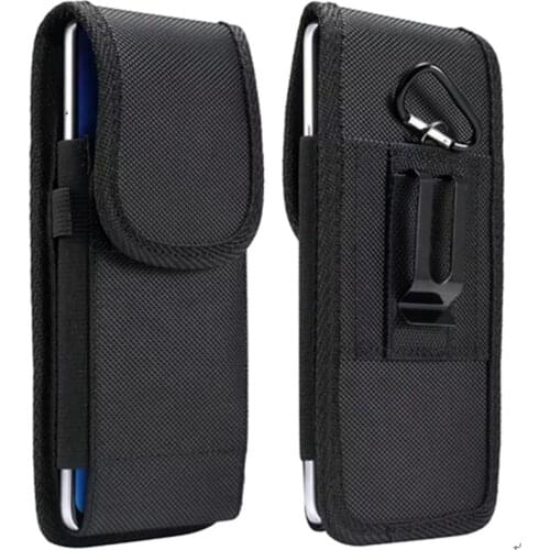 Pouch Holster Case Rugged nylon belt loop clip Fits For iphone X XR XS Max For Samsung S10 S9 S8 S7 S6 Note 9 8 5 cover case