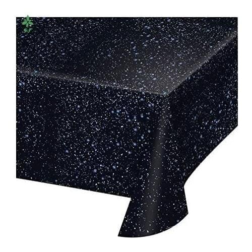 Creative Conversion Space Shockwave Full Print Tablecloth Black
