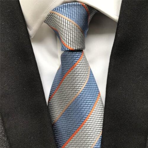 10 cm Width New Designer Mens Ties Jacquard Woven Neck Tie Unique Striped Neckties for Wedding Party