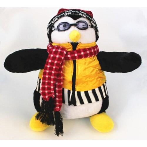 Joeys Friend HUGSY TV Friends Soft Stuffed Plush Toys 45cm/17.7in Penguin Rachel Doll Birthday Christmas Gift for Children Kids