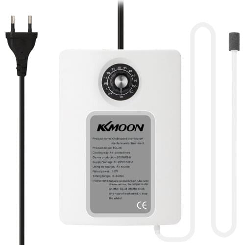 KKmoon TQ-26 Portable Active Ozone Machine Generator Purifier 2000mg/h Multipurpose Air Freshening Fruit Vegetable