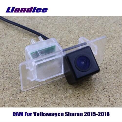 Liandlee CAM Car Rearview Reverse Reversing Parking Camera For Volkswagen VW Sharan 2015-2018 / Back Camera HD CCD Night Vision