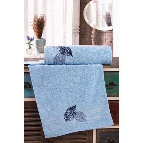 2pcs Turkish Towel Set Bath Towel | Hand Towel Set | Hotel&Spa Quality, Embroidered quick Dry Highly Absorbent Turkish Towels