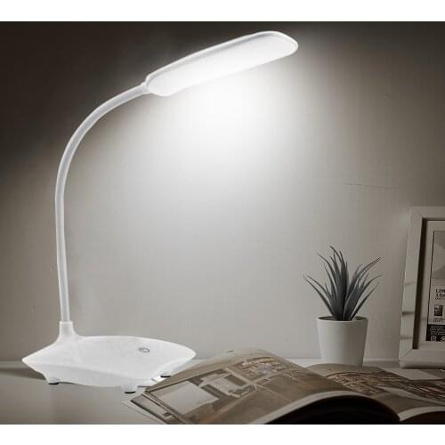 USB Reading Table Lamp LED Stand Desk Lamps 3 Levels Brightness Study Reading Desk Lamp Night Lights for Student Office Study