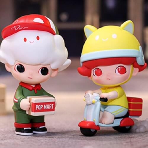POPMARTS Blind Box University of social Series Kawaii Figure Doll Collection Decoration Cute Anime Model Toy Gifts For Adult Kid