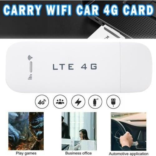 Portable 4G LTE Wireless WI-FI Modem High Speed USB Dongle Mobile Broadband Router For Car Office Home