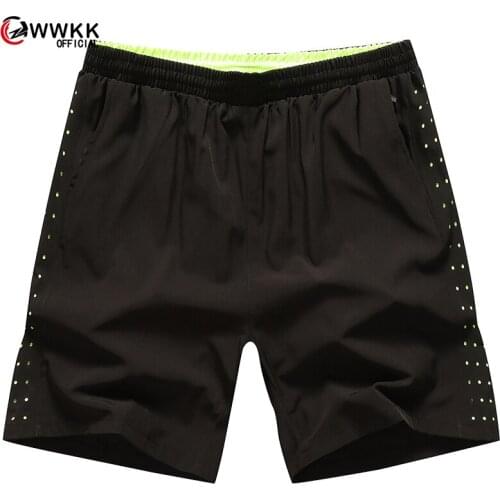 WWKK Casual Shorts Men Brand New Board Shorts 2020 Mens Summer Shrots Solid Elastic Waist Fashion Short Homme Large size 10XL