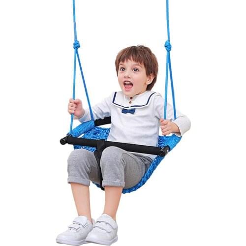 Garden Swing Seat For Kids 3 In 1 Detachable Safety Protection Adjustable Polyester Rope Children Toy Indoor Outdoor Toy Swings