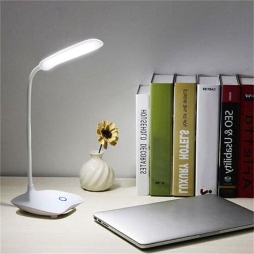 LED Desk Lamp Foldable Dimmable Touch Table Lamp DC5V USB Powered table Light 6000K night light touch dimming portable lamp