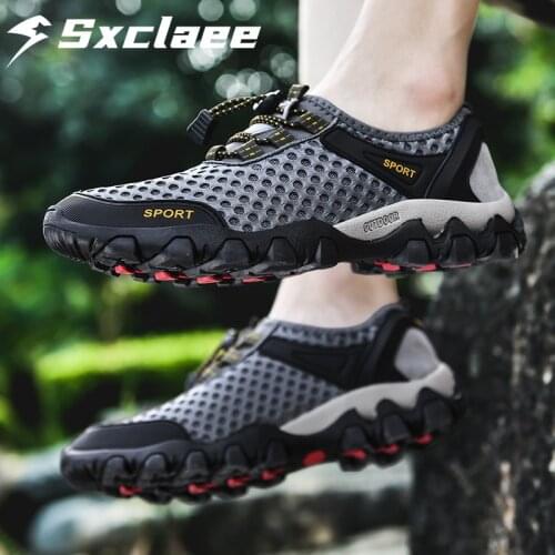 Sxclaee Mens Daily Casual Shoes Soft Flexible Shock-absorbing Sneakers Outdoor Non-slip Wear-resistant Leisure Sports Shoes 45