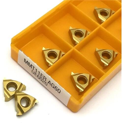 MMT11ER AG60 UE6020 Carbide Thread lathe tool Turning insert Thread Tool cutting tool CNC high quality 11ER AG60 Turning insert