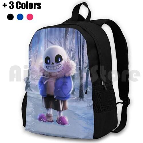 Undertale Sans Outdoor Hiking Backpack Riding Climbing Sports Bag Funny Undertale Cool Amazing Games Video Games