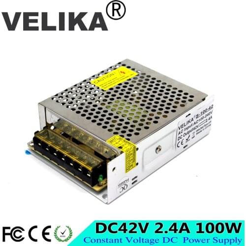 Universal DC42V 2.4A 100W Power Supply Switch DC 42V Power Adapter Led Driver Transformer AC-DC SMPS For CNC CCTV AV TV