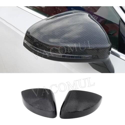 High Quality Carbon Fiber Rear View Side Mirror Cover Caps for Audi A3 S3 2013-2016 Car Styling