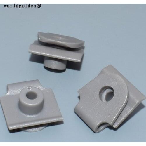 Worldgolden 100pcs plastic fasteners Front Bumper U-Type Nut for Mazda#C274-50-133 C27450133