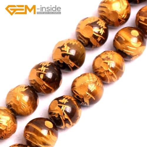 10MM Yellow Tiger Eye Beads Natural Stone Beads & Beads DIY Loose Beads For Jewelry Making Strand 15 Inches ! Gift For Women