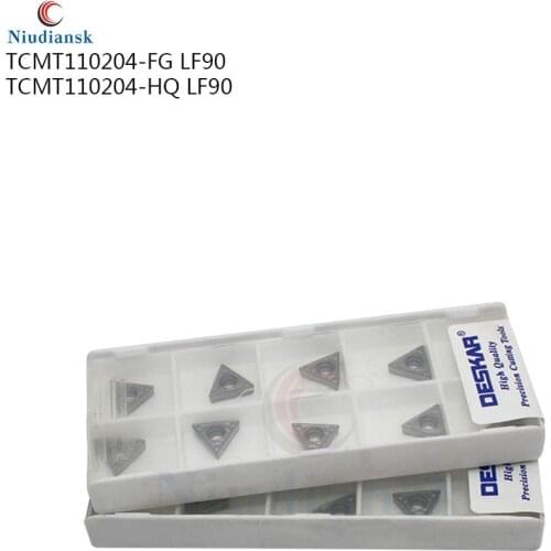 10PCS high quality TCMT110204-FG LF90 TCMT110204-HQ LF90 cermet cutting tool CNC lathe carbide turning insert,for cutting steel