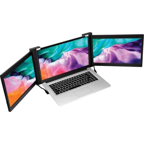 13.3-Inch Dual-Screen Monitor Portable Monitor Computer Monitor Full HD Game 16:9 Built-in Speaker Resolution 1920x1080