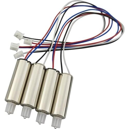 2 Pairs of Silver Cw Ccw Motor Spare Parts for E58 S168 Quadcopter
