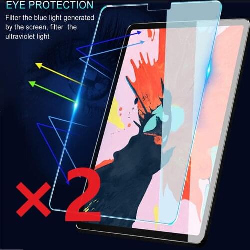 For Apple IPad Pro 11 2018/2020/2021 2Pcs Tablet Tempered Glass Screen Protector Cover HD Eye Protection Tempered Film