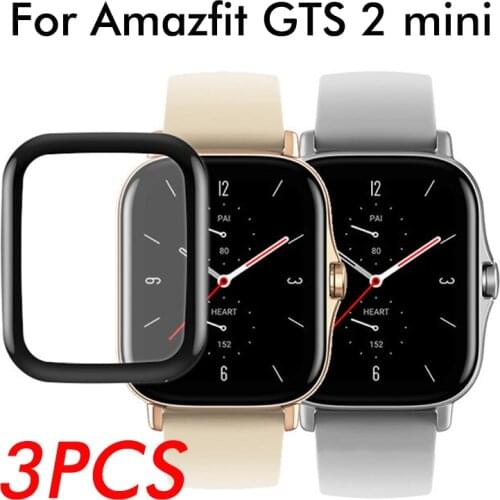 3D Film For Amazfit GTS 2 Mini gts2 mini Screen Protector Strap Smart Watch Accessories For amazfit gts2mini Band Film Not Glass