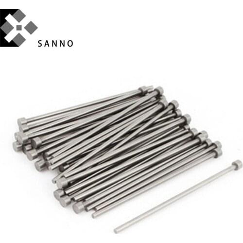 50pcs/lot 65Mn mould ejector pin D0.8x150 - D1.8x150mm metal precision straight punch pin micro normal pins