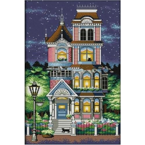 ARMYQZ5D DIY Voller Platz/runde Diamant Malerei Kleine ausländischen-stil haus Stickerei Kreuz Stich Strass Mosaik Wohnkultur