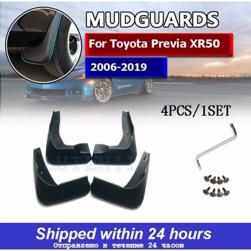 Car Mudflap for Toyota Previa XR50 2006~2019 Estima Tarago Fender Mud Guard Flap Splash Flaps Mudguards Accessories 2010 2015