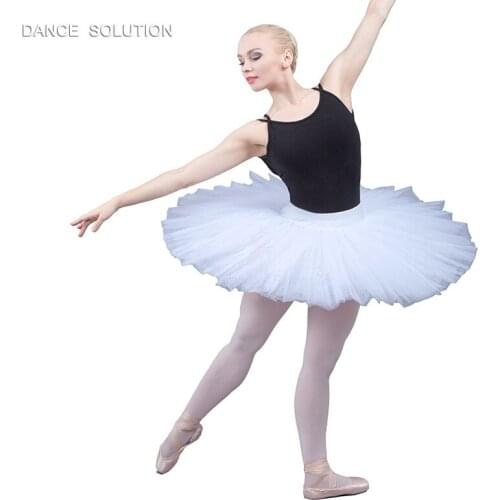 Child and Adult Ballet Dance Half Tutu with Layers of Stiff Tulle Pancake Tutu Skirt BLL001A