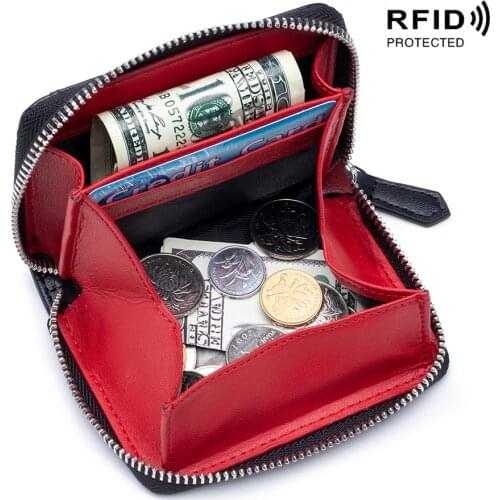 Coin Wallet Unisex Women Purses Men Genuine Leather Vintage Card Holder Zipper Female Male Short Small 2020 Fashion Japan Styles