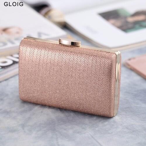 Leather Golden Clutches Flap Shaped Women Evening Bags Party Wedding Dinner Retro Holder Casual Purse