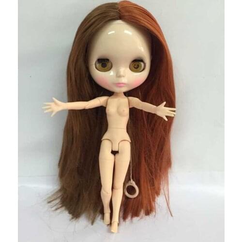 Mixed hair Joint body Nude blyth doll 2016