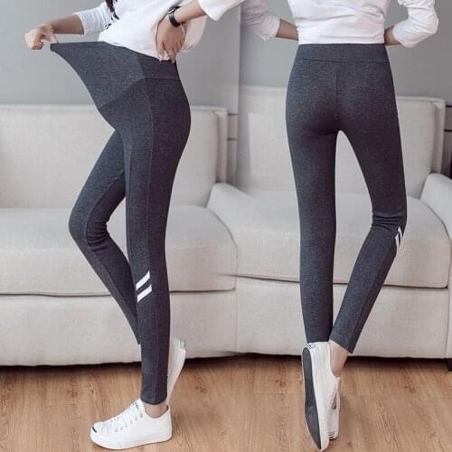 Leggings for Pregnant Woman Spring Maternity Pants Sub-Outer Wear Slim Fit Skinny Pants 2019 New Style Spring Clothing Pregnant