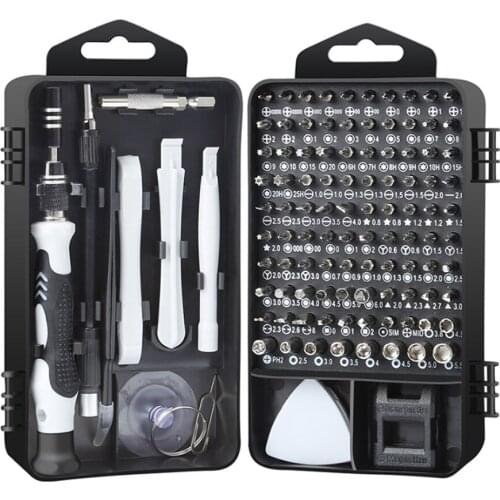 115 In 1 Screwdriver Set Multi-Function Manual Repair Tool Box Home Multi-Use Repair Mobile Phone Computer Disassembly Tool Box