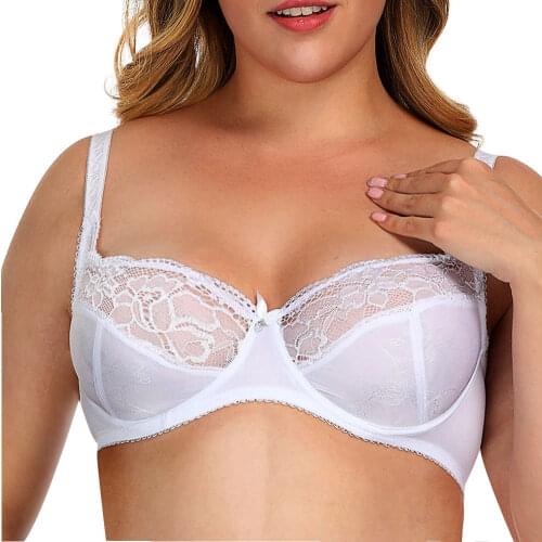 New Big Bras for women Sexy Lingerie Lace Bralette embroidery Brassierie Sutia plus Size 75 80 85 90 95 100 105 A B C D E F G